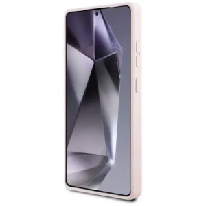 Etui Karl Lagerfeld Silicone Graffiti Ikonik Printed Logo MagSafe do Samsung Galaxy S25 Ultra różowy