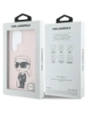 Hurtownia GSM - Etui Karl Lagerfeld Silicone Graffiti Ikonik Printed Logo MagSafe do Samsung Galaxy S25 Ultra różowy - KLD21924 - {ean13} - Hurt