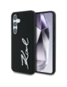 Hurtownia GSM - Karl Lagerfeld Szilikon Fém Aláírás Logó Samsung Galaxy S25 fekete - KLD21925 - {ean13} - Hurt