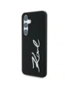 Hurtownia GSM - Karl Lagerfeld Szilikon Fém Aláírás Logó Samsung Galaxy S25 fekete - KLD21925 - {ean13} - Hurt