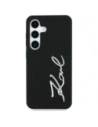 Hurtownia GSM - Karl Lagerfeld Szilikon Fém Aláírás Logó Samsung Galaxy S25 fekete - KLD21925 - {ean13} - Hurt
