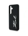 Hurtownia GSM - Etui Karl Lagerfeld Silicone Metal Signature Logo do Samsung Galaxy S25 černý - KLD21925 - {ean13} - Hurt