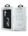 Hurtownia GSM - Karl Lagerfeld Szilikon Fém Aláírás Logó Samsung Galaxy S25 fekete - KLD21925 - {ean13} - Hurt