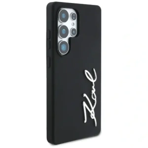 Hurtownia GSM - Etui Karl Lagerfeld Silicone Metal Signature Logo do Samsung Galaxy S25 Ultra czarny - KLD21926 - {ean13} - Hurt