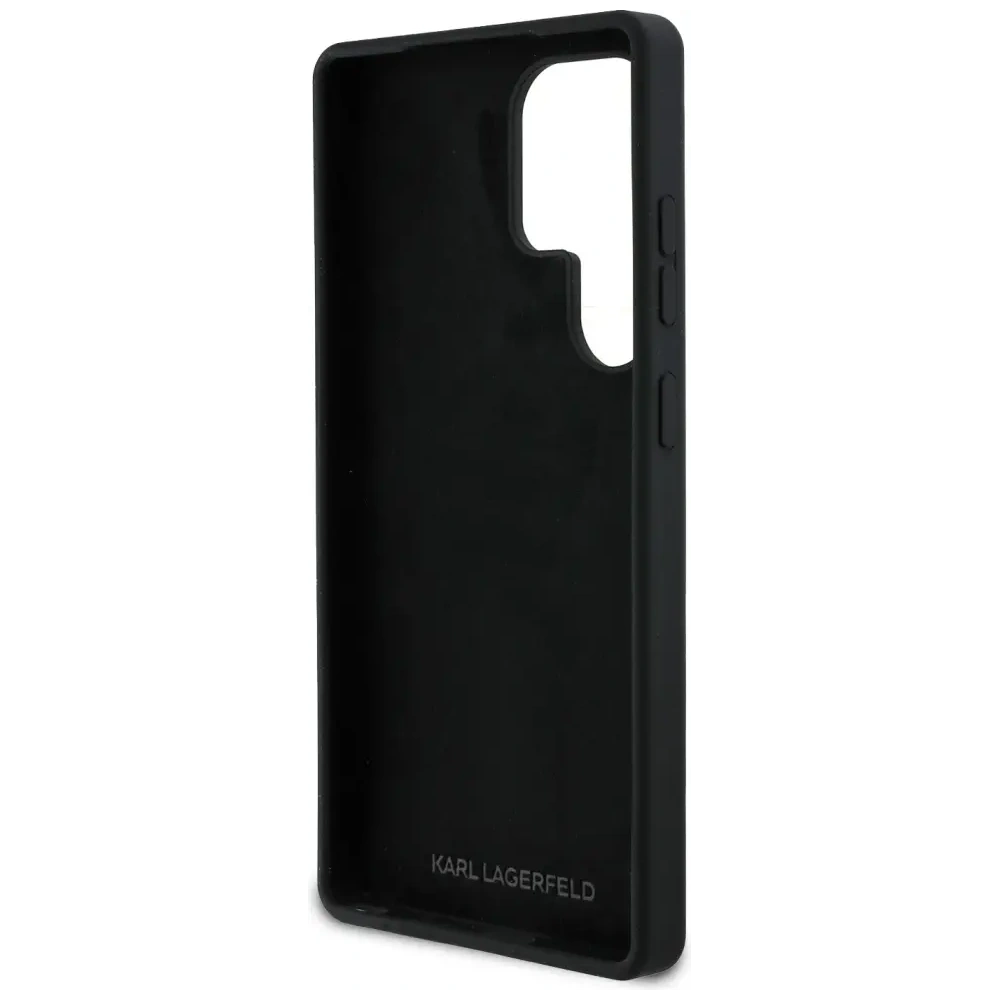Hurtownia GSM - Karl Lagerfeld Silikon Metall Signatur Logo Samsung Galaxy S25 Ultra schwarz - KLD21926 - {ean13} - Hurt