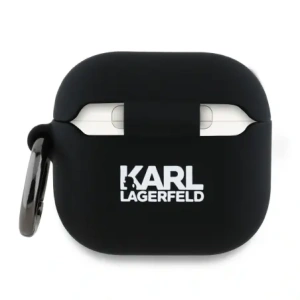 Hurtownia GSM - Karl Lagerfeld KLA4RUNCHK Apple AirPods 4 Hülle Silikon Choupette Kopf 3D schwarz - KLD21927 - {ean13} - Hurt