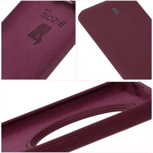 Silikonowe etui Bizon Soft Case do Honor Magic7 Lite ciemnofioletowe