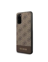 Hurtownia GSM - Etui Guess GUHCS62G4GLBR Samsung Galaxy S20 G980 brązowy/brown hard case 4G Stripe Collection - GUE483BR - {ean13} - Hurt
