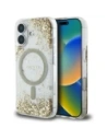 Guess HC gyanta alsó csillám Apple iPhone 16 MagSafe arany