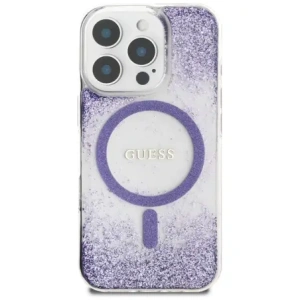 Hurtownia GSM - Etui Guess HC Resin Bottom Glitter do Apple iPhone 16 Pro MagSafe fialová - GUE4335 - {ean13} - Hurt