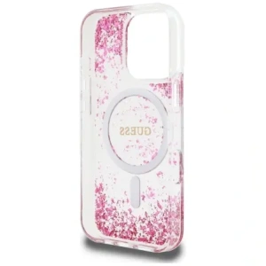 Hurtownia GSM - Etui Guess HC Resin Bottom Glitter do Apple iPhone 16 Pro MagSafe růžové - GUE4336 - {ean13} - Hurt