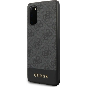 Hurtownia GSM - Etui Guess GUHCS62G4GLGR Samsung Galaxy S20 G980 szary/grey hard case 4G Stripe Collection - GUE484GRY - {ean13} - Hurt