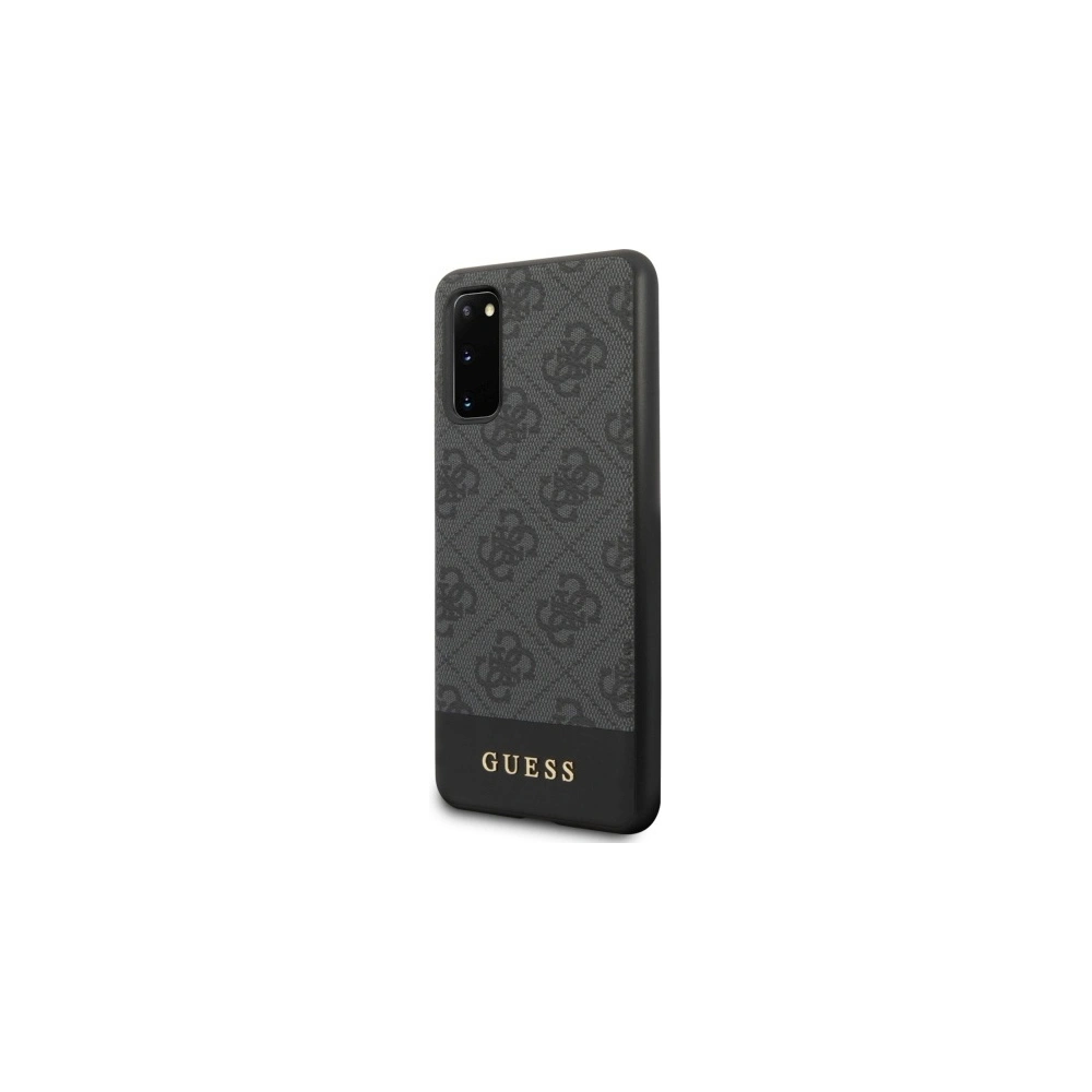 Hurtownia GSM - Etui Guess GUHCS62G4GLGR Samsung Galaxy S20 G980 szary/grey hard case 4G Stripe Collection - GUE484GRY - {ean13} - Hurt