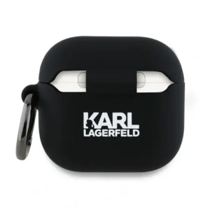 Hurtownia GSM - Karl Lagerfeld KLA4RUNIKK Apple AirPods 4 Hülle Silikon Karl Kopf 3D schwarz - KLD21929 - {ean13} - Hurt