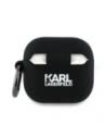 Hurtownia GSM - Karl Lagerfeld KLA4RUNKCHK Apple AirPods 4 Hülle Silikon Karl&Chaupette Kopf 3D schwarz - KLD21930 - {ean13} - Hurt