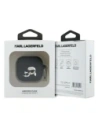 Hurtownia GSM - Karl Lagerfeld KLA4RUNKCHK Apple AirPods 4 Hülle Silikon Karl&Chaupette Kopf 3D schwarz - KLD21930 - {ean13} - Hurt