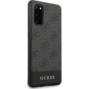 Hurtownia GSM - Etui Guess GUHCS62G4GLGR Samsung Galaxy S20 G980 szary/grey hard case 4G Stripe Collection - GUE484GRY - {ean13} - Hurt