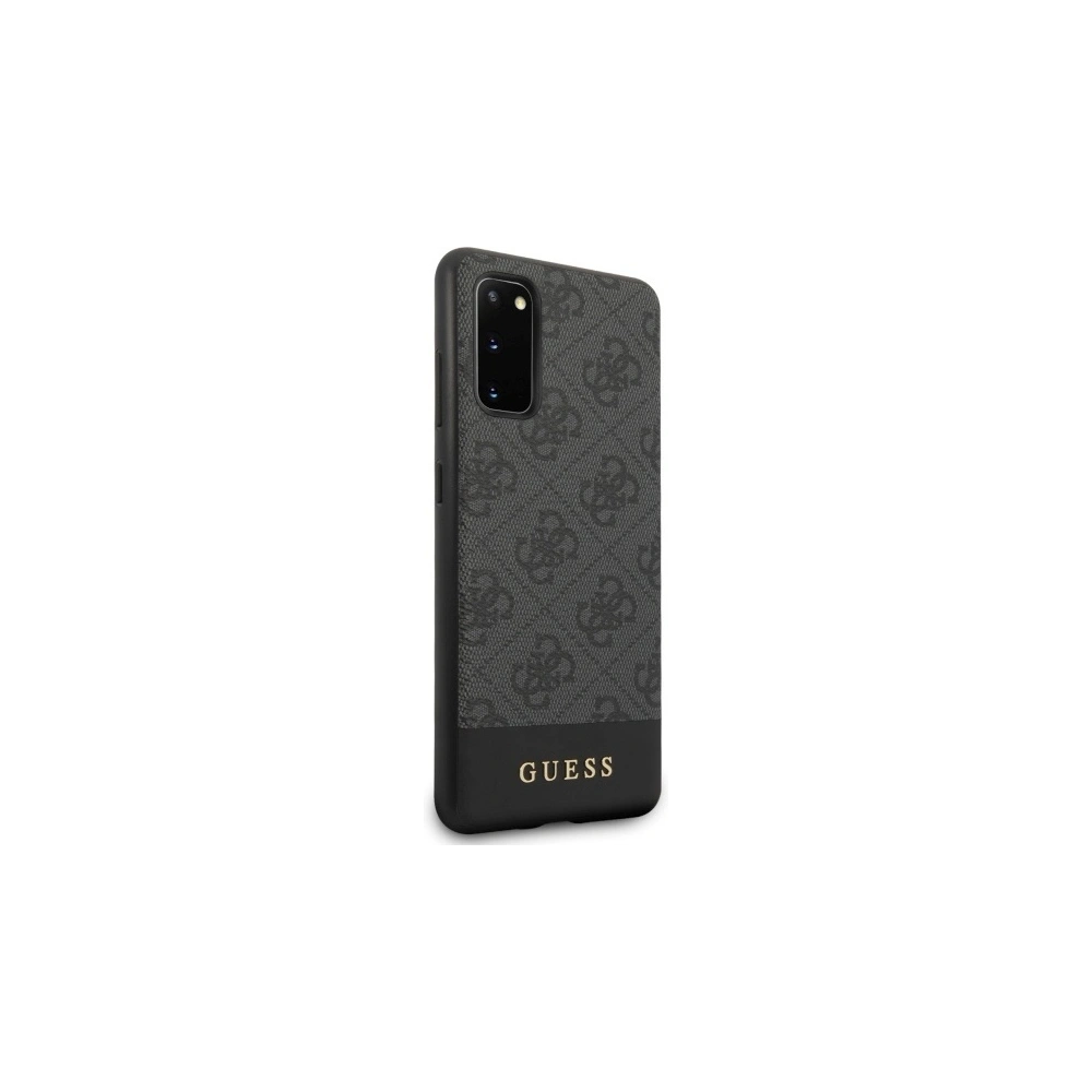 Hurtownia GSM - Etui Guess GUHCS62G4GLGR Samsung Galaxy S20 G980 szary/grey hard case 4G Stripe Collection - GUE484GRY - {ean13} - Hurt
