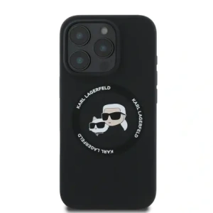 Hurtownia GSM - Etui Karl Lagerfeld KLHMP16LSKCHTCK Apple iPhone 16 Pro hardcase silikonový Karl&Choupette Heads MagSafe černý/black - KLD21931 - {ean13} - Hurt