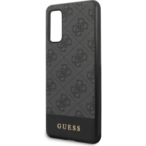 Hurtownia GSM - Etui Guess GUHCS62G4GLGR Samsung Galaxy S20 G980 szary/grey hard case 4G Stripe Collection - GUE484GRY - {ean13} - Hurt