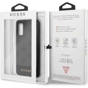 Wholesale Guess GUHCS62G4GLGR Samsung Galaxy S20 G980 grey hard case 4G Stripe Collection - GUE484GRY - {ean13} - Hurt