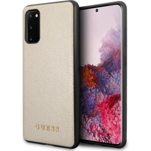Hurtownia GSM - Etui Guess GUHCS62IGLGO Samsung Galaxy S20 G980 złoty /gold hard case Iridescent - GUE485GLD - {ean13} - Hurt