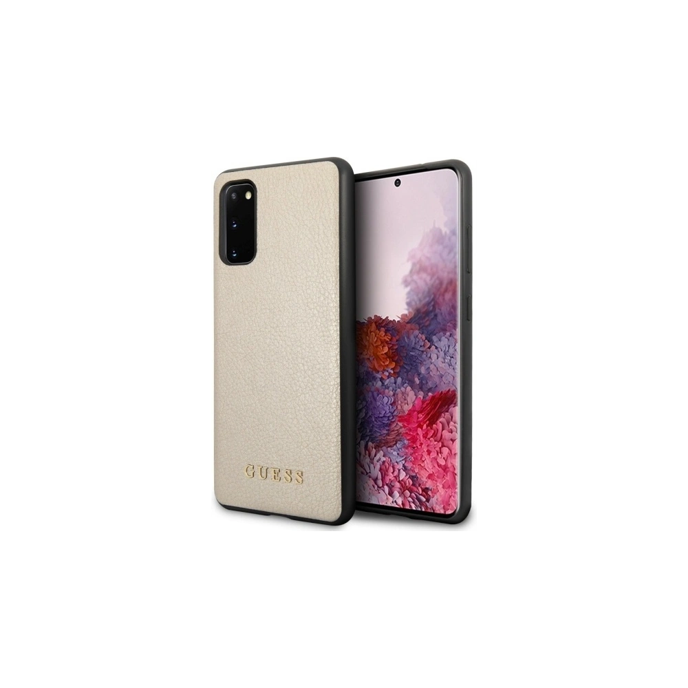 Hurtownia GSM - Etui Guess GUHCS62IGLGO Samsung Galaxy S20 G980 złoty /gold hard case Iridescent - GUE485GLD - {ean13} - Hurt
