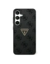 Guess Hot Stamp 4G Muster Dreieck Metall Logo Samsung Galaxy S25 schwarz