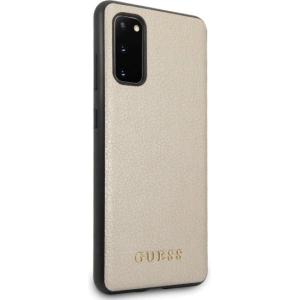 Hurtownia GSM - Etui Guess GUHCS62IGLGO Samsung Galaxy S20 G980 złoty /gold hard case Iridescent - GUE485GLD - {ean13} - Hurt