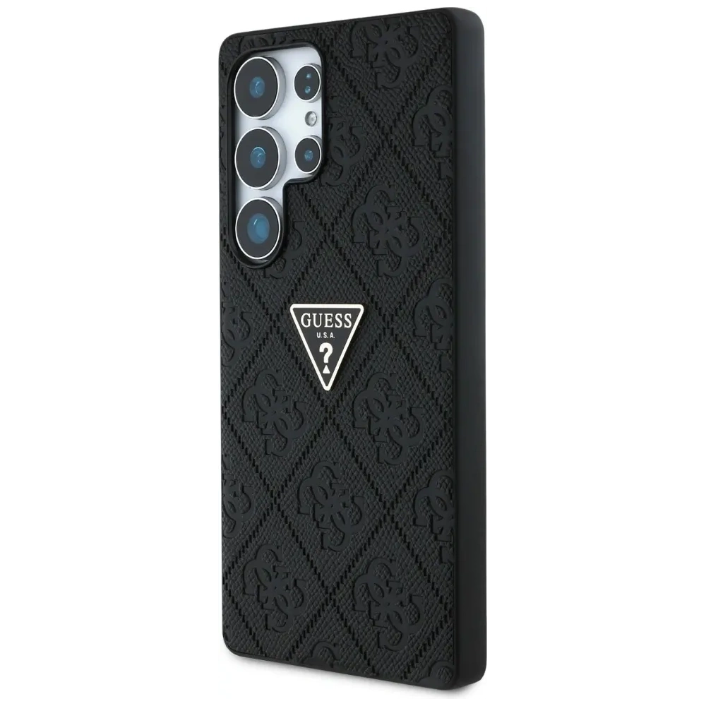 Hurtownia GSM - Etui Guess Hot Stamp 4G Pattern Triangle Metal Logo do Samsung Galaxy S25 Ultra czarny - GUE4343 - {ean13} - Hurt