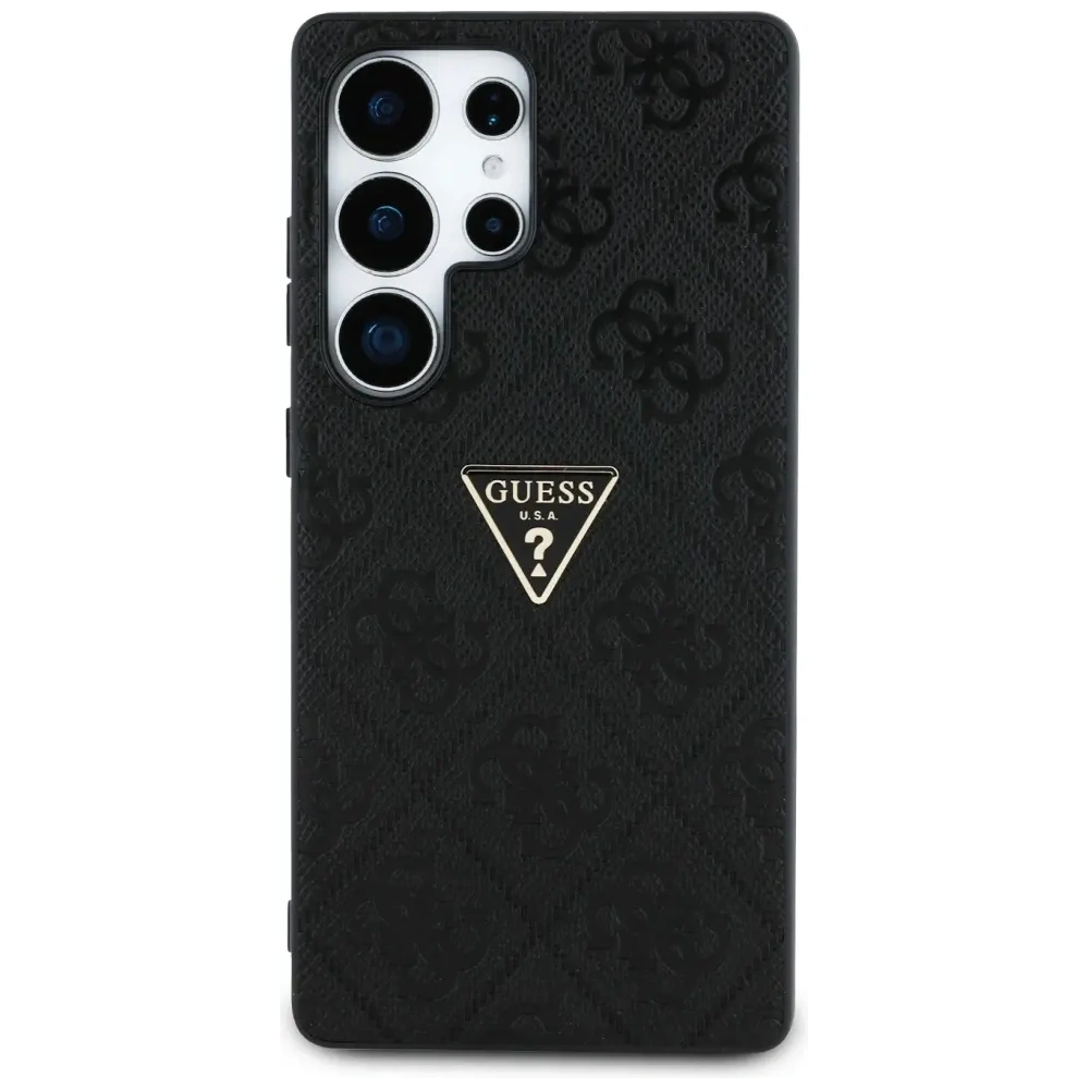 Hurtownia GSM - Etui Guess Hot Stamp 4G Pattern Triangle Metal Logo do Samsung Galaxy S25 Ultra czarny - GUE4343 - {ean13} - Hurt