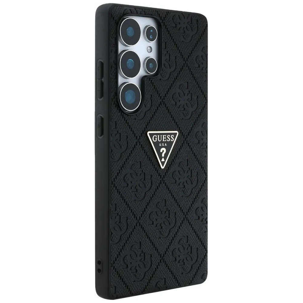 Hurtownia GSM - Etui Guess Hot Stamp 4G Pattern Triangle Metal Logo do Samsung Galaxy S25 Ultra czarny - GUE4343 - {ean13} - Hurt