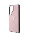 Wholesale Guess Hot Stamp 4G Pattern Triangle Metal Logo Samsung Galaxy S25 Ultra pink - GUE4344 - {ean13} - Hurt