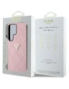 Wholesale Guess Hot Stamp 4G Pattern Triangle Metal Logo Samsung Galaxy S25 Ultra pink - GUE4344 - {ean13} - Hurt