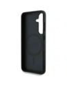 Hurtownia GSM - Guess Leder 4G Blumen Druck Metall Klassisches Logo MagSafe Samsung Galaxy S25 schwarz - GUE4345 - {ean13} - Hurt