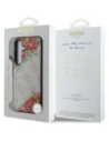 Wholesale Guess Leather 4G Flowers Print Metal Classic Logo MagSafe Samsung Galaxy S25 pink - GUE4346 - {ean13} - Hurt