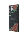 Wholesale Guess Leather 4G Flowers Print Metal Classic Logo MagSafe Samsung Galaxy S25 Ultra black - GUE4347 - {ean13} - Hurt