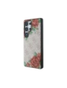 Hurtownia GSM - Etui Guess Leather 4G Flowers Print Metal Classic Logo MagSafe Samsung Galaxy S25 Ultra růžový - 3666339449292 - {ean13} - Hurt