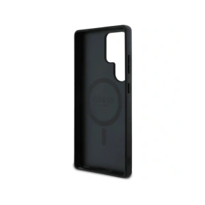 Hurtownia GSM - Guess Bőr 4G Virág Mintás Fém Klasszikus Logó MagSafe Samsung Galaxy S25 Ultra rózsaszín - 3666339449292 - {ean13} - Hurt