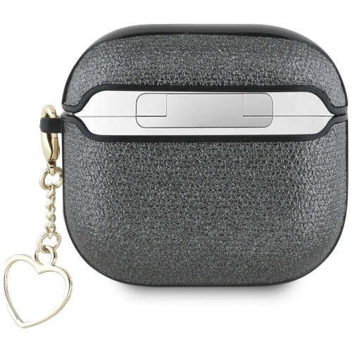 Etui Guess Metallic Script Charm do Apple AirPods 4 czarny