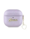 Wholesale Guess Metallic Script Charm Apple AirPods 4 purple - 3666339452063 - {ean13} - Hurt