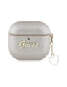 Guess Metallic Script Charm Apple AirPods 4 gold