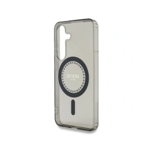 Hurtownia GSM - Guess Rhinestones Imprimat Logo Clasic MagSafe Samsung Galaxy S25 negru - 3666339449520 - {ean13} - Hurt