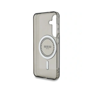 Hurtownia GSM - Guess Rhinestones Imprimat Logo Clasic MagSafe Samsung Galaxy S25 negru - 3666339449520 - {ean13} - Hurt