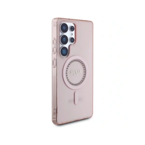 Hurtownia GSM - Guess Strass Gedrucktes Klassisches Logo MagSafe Samsung Galaxy S25 Ultra pink - 3666339449551 - {ean13} - Hurt