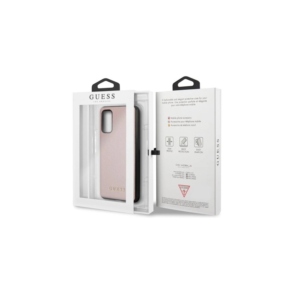 Hurtownia GSM - Etui Guess GUHCS62IGLRG Samsung Galaxy S20 G980 różowo -złoty/rose gold hard case Iridescent - GUE486RS - {ean13} - Hurt