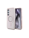 Hurtownia GSM - Guess Ragyogó Kövek Nyomtatott Klasszikus Logó MagSafe Samsung Galaxy S25 rózsaszín - 3666339449544 - {ean13} - Hurt