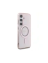 Wholesale Guess Rhinestones Printed Classic Logo MagSafe Samsung Galaxy S25 pink - 3666339449544 - {ean13} - Hurt