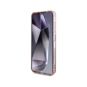 Hurtownia GSM - Guess Rhinestones Imprimat Logo Clasic MagSafe Samsung Galaxy S25 roz - 3666339449544 - {ean13} - Hurt