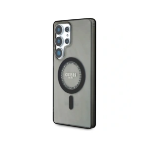 Hurtownia GSM - Guess Strass Druck Classic Logo MagSafe Samsung Galaxy S25 Ultra schwarz - 3666339449537 - {ean13} - Hurt